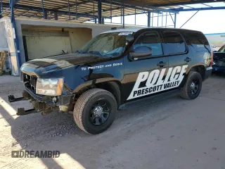 2011 Chevrolet Tahoe Commercial with VIN 1GNLC2E09BR207632, listed as a Copart auction lot 54716815 with 92,836 mi miles and Salvage title. Bid and sale history available at DreamBid. Image 1.