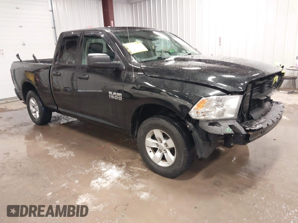 2018 Ram 1500 Express with VIN 1C6RR7FG6JS246610, listed as a IAAI auction lot 41429810 with 107,212 mi miles and . Bid and sale history available at DreamBid. Image 1.