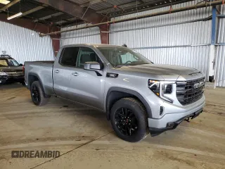 2024 GMC Sierra 1500 with VIN 1GTVUCE8XRZ256004, listed as a Copart auction lot 55616775 with 13,771 mi miles and Salvage Title. Bid and sale history available at DreamBid. Image 4.