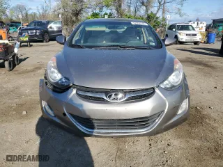 2013 Hyundai Elantra Limited with VIN 5NPDH4AE4DH287766, listed as a Copart auction lot 52394785 with 0 mi miles and Salvage Title. Bid and sale history available at carsss.com. Image 5.