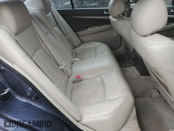 2011 Infiniti G25 with VIN JN1DV6AP5BM602330, listed as a Copart auction lot 56506515 with 193,996 mi miles and Salvage title. Bid and sale history available at DreamBid. Image 10.