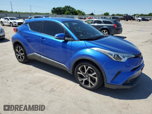 2018 Toyota C-HR XLE with VIN NMTKHMBX0JR037856, listed as a Copart auction lot 54007285 with 87,658 mi miles and Clean title. Bid and sale history available at DreamBid. Image 4.