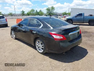 2009 Nissan Maxima SV with VIN 1N4AA51E79C847995, listed as a IAAI auction lot 39397258 with 138,731 mi miles and . Bid and sale history available at DreamBid. Image 3.