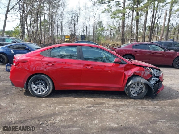 2022 Hyundai Accent SE with VIN 3KPC24A60NE166552, listed as a IAAI auction lot 41680536 with 29,658 mi miles. Bid and sale history available at carsss.com. Image 13.