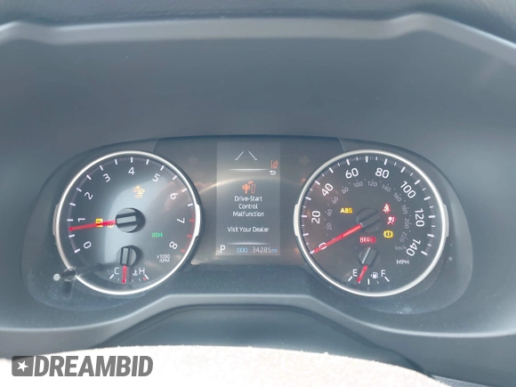 2021 Toyota RAV4 XLE with VIN 2T3P1RFV4MC255062, listed as a IAAI auction lot 42371268 with 34,285 mi miles and . Bid and sale history available at DreamBid. Image 7.