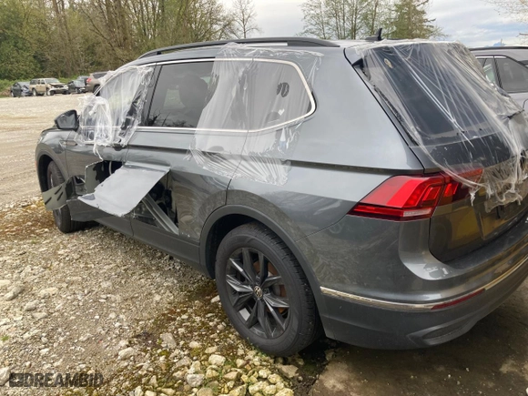 2024 Volkswagen Tiguan SE with VIN 3VV2B7AX2RM123429, listed as a Copart auction lot 50873425 with 0 mi miles and Clean Title. Bid and sale history available at carsss.com. Image 2.
