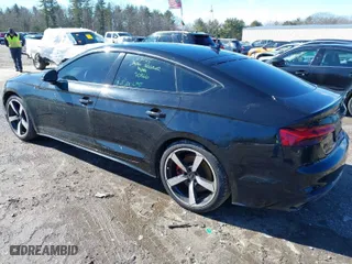 2024 Audi A5 Sportback S line Premium Plus with VIN WAUFACF56RA040390, listed as a IAAI auction lot 41683233 with 27,560 mi miles. Bid and sale history available at carsss.com. Image 3.