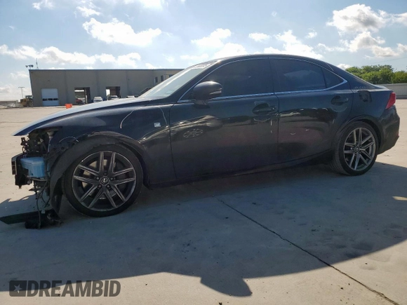 2016 Lexus IS 200t with VIN JTHBA1D26G5036004, listed as a Copart auction lot 62083205 with 33,779 mi miles and Salvage title. Bid and sale history available at DreamBid. Image 1.