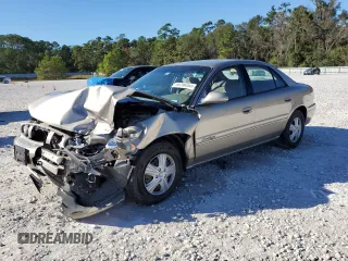 2002 Buick Century Custom with VIN 2G4WS52J521124338, listed as a Copart auction lot 43127745 with 0 mi miles and Salvage Title. Bid and sale history available at carsss.com. Image 1.