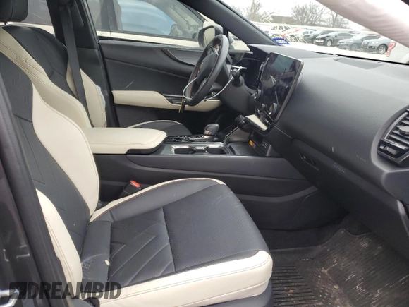 2023 Lexus NX 350h Luxury with VIN 2T2HKCEZ5PC014073, listed as a Copart auction lot 43215295 with Not Provided miles and Salvage Title. Bid and sale history available at DreamBid. Image 7.