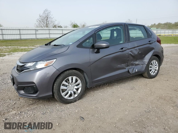 2019 Honda Fit LX with VIN 3HGGK5H46KM747181, listed as a Copart auction lot 49204975 with 46,620 mi miles and Salvage Title. Bid and sale history available at carsss.com. Image 1.