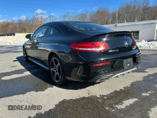 2018 Mercedes-Benz C 43 AMG with VIN WDDWJ6EB7JF625181, listed as a Copart auction lot 45785305 with 163,082 mi miles and Clean Title. Bid and sale history available at DreamBid. Image 2.