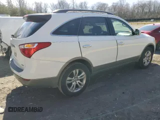 2012 Hyundai Veracruz Limited with VIN KM8NU4CC9CU187545, listed as a Copart auction lot 48245875 with 172,408 mi miles and Salvage title. Bid and sale history available at DreamBid. Image 3.