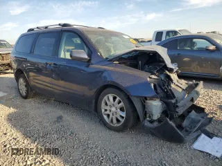 2007 Kia Sedona EX with VIN KNDMB233376170289, listed as a Copart auction lot 63523414 with 0 mi miles and Salvage Title. Bid and sale history available at carsss.com. Image 4.