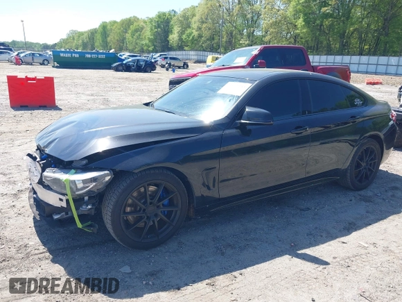 2019 BMW 4 Series 430i with VIN WBA4J1C59KBM17309, listed as a IAAI auction lot 42011443 with 87,189 mi miles. Bid and sale history available at carsss.com. Image 18.