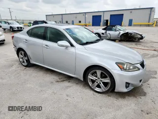 2013 Lexus IS 250 with VIN JTHBF5C2XD5191547, listed as a Copart auction lot 63489765 with 150,290 mi miles and Salvage title. Bid and sale history available at DreamBid. Image 4.
