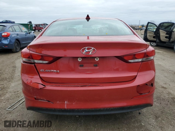 2018 Hyundai Elantra SEL with VIN 5NPD84LF1JH322068, listed as a Copart auction lot 81502884 with 103,052 mi miles and Salvage Title. Bid and sale history available at DreamBid. Image 6.
