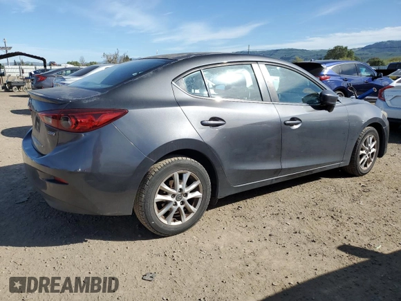 2014 Mazda 3 i Touring with VIN JM1BM1V74E1110673, listed as a Copart auction lot 52985505 with 86,032 mi miles and Salvage Title. Bid and sale history available at DreamBid. Image 3.