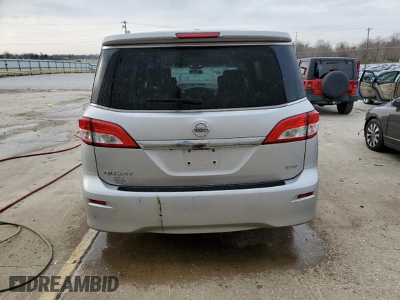 2012 Nissan Quest SL with VIN JN8AE2KP9C9039153, listed as a Copart auction lot 49385855 with 184,811 mi miles and Non Repairable. Bid and sale history available at carsss.com. Image 6.