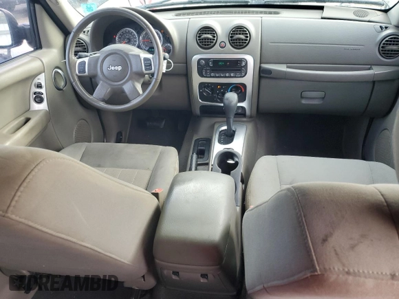 2007 Jeep Liberty Limited with VIN 1J4GK58KX7W594710, listed as a Copart auction lot 76074463 with 121,903 mi miles and Salvage title. Bid and sale history available at DreamBid. Image 8.