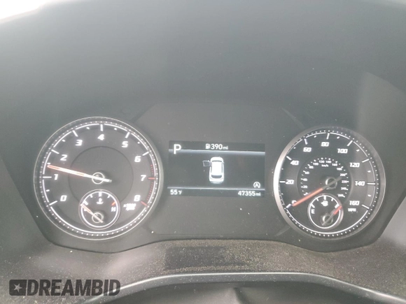 2023 Hyundai Santa Fe SE с VIN 5NMS1DAJ3PH487886, выставлен на аукционе Copart как лот 57844625 с пробегом 47 355 миль миль и Списание • Salvage title. История ставок и продаж доступна на DreamBid. Изображение 9.