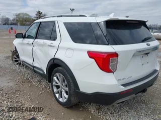 2021 Ford Explorer Platinum with VIN 1FM5K8HC6MGA92897, listed as a IAAI auction lot 41924566 with 27,456 mi miles and . Bid and sale history available at carsss.com. Image 3.