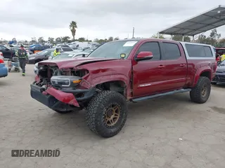 2017 Toyota Tacoma SR5 with VIN 3TMDZ5BN7HM017500, listed as a IAAI auction lot 41819027 with 112,406 mi miles. Bid and sale history available at carsss.com. Image 2.