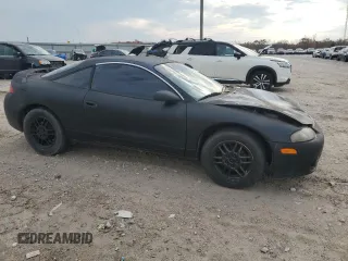 1997 Mitsubishi Eclipse RS with VIN 4A3AK34Y8VE129157, listed as a Copart auction lot 80552154 with 221,954 mi miles and Salvage Title. Bid and sale history available at carsss.com. Image 4.