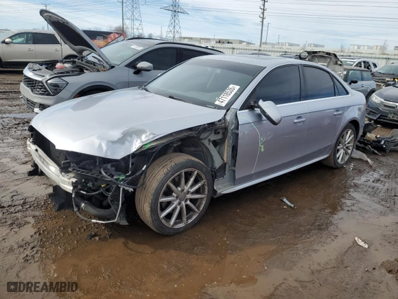 2015 Audi A4 Premium Plus with VIN WAUFFAFL5FN036968, listed as a Copart auction lot 47118535 with 83,988 mi miles and Salvage Title. Bid and sale history available at carsss.com. Image 1.