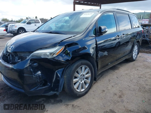 2017 Toyota Sienna XLE with VIN 5TDDZ3DC8HS186246, listed as a IAAI auction lot 41818631 with 182,583 mi miles and . Bid and sale history available at DreamBid. Image 2.