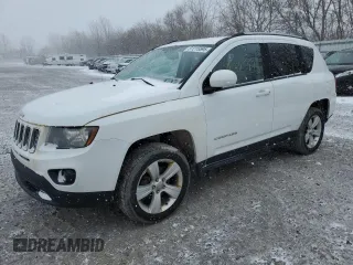 2016 Jeep Compass Latitude with VIN 1C4NJDEB0GD587940, listed as a Copart auction lot 51215595 with 190,386 mi miles and Clean Title. Bid and sale history available at carsss.com. Image 1.
