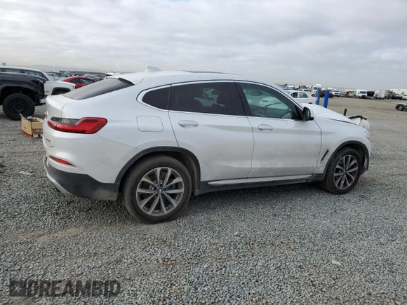 2019 BMW X4 xDrive30i with VIN 5UXUJ3C54KLG55997, listed as a Copart auction lot 47662375 with Not provided miles and Salvage title. Bid and sale history available at DreamBid. Image 3.