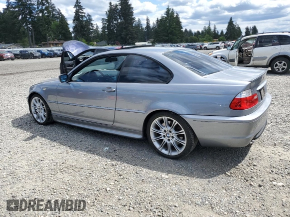 2004 BMW 3 Series 330Ci with VIN WBABD534X4PL13835, listed as a Copart auction lot 58266175 with 136,394 mi miles and Clean title. Bid and sale history available at DreamBid. Image 2.
