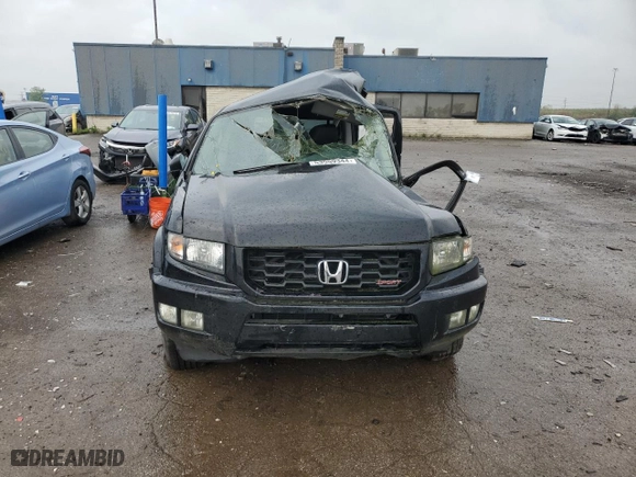 2013 Honda Ridgeline Sport with VIN 5FPYK1F73DB008065, listed as a Copart auction lot 53559344 with 0 mi miles and Salvage Title. Bid and sale history available at carsss.com. Image 5.