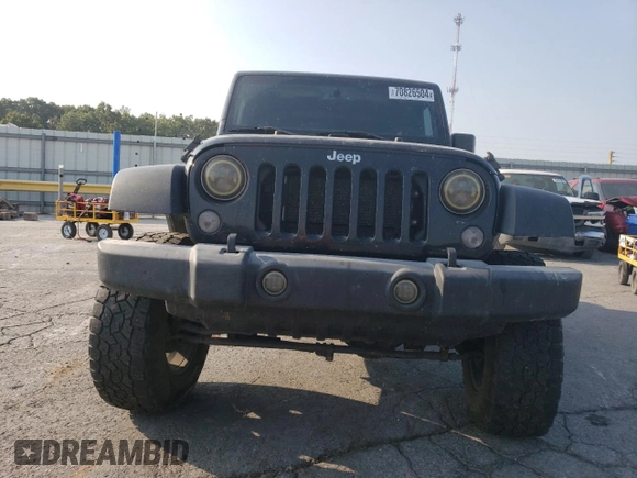 2018 Jeep Wrangler JK Unlimited Sport S with VIN 1C4BJWDG1JL907310, listed as a Copart auction lot 70826504 with 135,413 mi miles and Salvage Title. Bid and sale history available at carsss.com. Image 5.