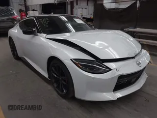 2024 Nissan Z Performance with VIN JN1BZ4BH9RM364239, listed as a IAAI auction lot 41860174 with 7,501 mi miles and . Bid and sale history available at DreamBid. Image 1.