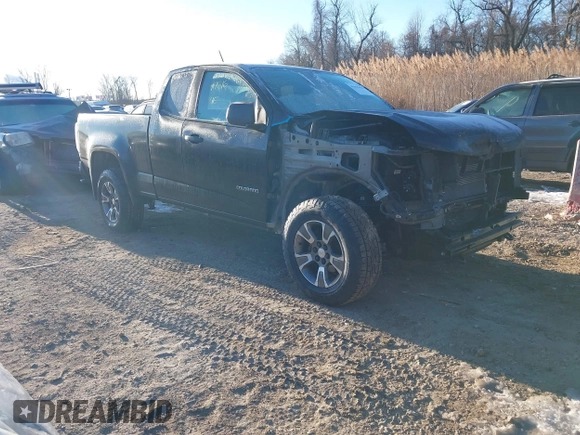 2019 Chevrolet Colorado 4WD Work Truck z VIN 1GCHTBEN9K1226626, wystawiony jako IAAI lot #41411416 z przebiegiem 56 819 mil mil oraz . Historia ofert i sprzedaży dostępna na DreamBid. Obrazek 1.