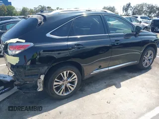 2013 Lexus RX 350 with VIN JTJZK1BAXD2009082, listed as a IAAI auction lot 42582172 with 175,902 mi miles and . Bid and sale history available at DreamBid. Image 4.