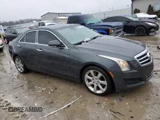 2014 Cadillac ATS Luxury RWD with VIN 1G6AB5SX0E0128741, listed as a Copart auction lot 42639745 with 117,561 mi miles and Salvage Title. Bid and sale history available at carsss.com. Image 4.