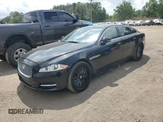 2015 Jaguar XJ with VIN SAJWA2GZXF8V88962, listed as a Copart auction lot 53919035 with 129,987 mi miles and Salvage Title. Bid and sale history available at carsss.com. Image 1.