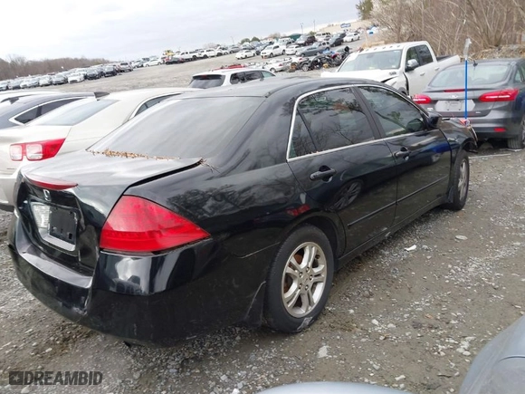 2007 Honda Accord Sdn LX SE with VIN 1HGCM56367A099574, listed as a IAAI auction lot 41729772 with 296,863 mi miles. Bid and sale history available at carsss.com. Image 4.