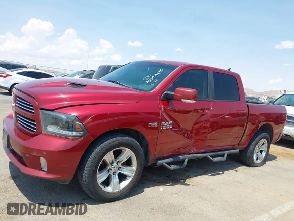 2015 Ram 1500 Sport with VIN 1C6RR7MTXFS684845, listed as a IAAI auction lot 42344613 with 157,941 mi miles and . Bid and sale history available at DreamBid. Image 14.
