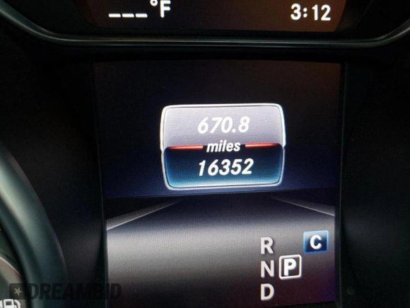 2019 Mercedes-Benz CLA with VIN WDDSJ4GB6KN770574, listed as a Copart auction lot 55083512 with 16,352 mi miles. Bid and sale history available at carsss.com. Image 8.