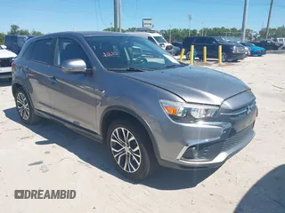 2019 Mitsubishi Outlander Sport ES 2.0 with VIN JA4AP3AUXKU028672, listed as a IAAI auction lot 41865384 with 145,783 mi miles. Bid and sale history available at carsss.com. Image 1.