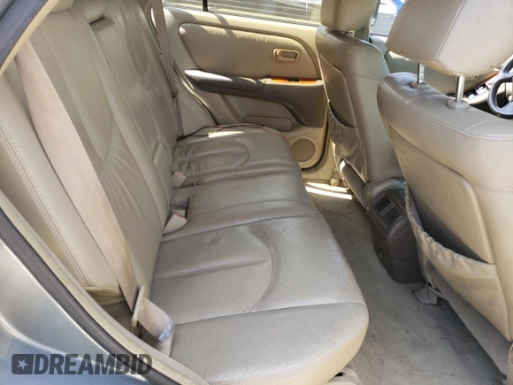 2000 Lexus RX 300 z VIN JT6HF10U5Y0114069, wystawiony jako Copart lot #58276535 z przebiegiem 295 720 mil mil oraz Szkoda całkowita • Salvage title. Historia ofert i sprzedaży dostępna na DreamBid. Obrazek 11.