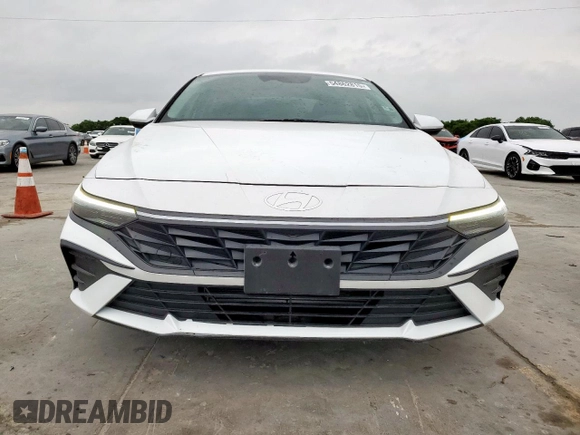 2024 Hyundai Elantra SE with VIN KMHLL4DG8RU761833, listed as a Copart auction lot 54862815 with 6,391 mi miles and Clean Title. Bid and sale history available at DreamBid. Image 5.