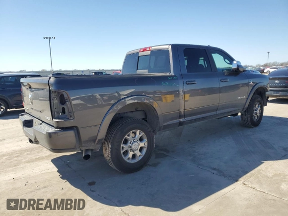 2020 Ram 2500 Laramie with VIN 3C6UR5FL8LG213629, listed as a Copart auction lot 46848325 with 94,869 mi miles and Salvage Title. Bid and sale history available at carsss.com. Image 3.