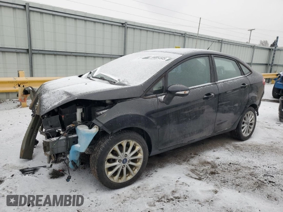 2014 Ford Fiesta SE with VIN 3FADP4BJ2EM117308, listed as a Copart auction lot 44854505 with Not Provided miles and Salvage Title. Bid and sale history available at DreamBid. Image 1.