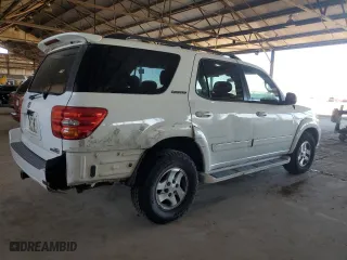 2002 Toyota Sequoia Limited with VIN 5TDZT38A72S107608, listed as a Copart auction lot 71520604 with 161,535 mi miles and Salvage Title. Bid and sale history available at carsss.com. Image 3.
