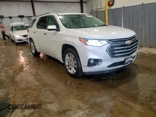 2018 Chevrolet Traverse High Country z VIN 1GNEVKKW4JJ188433, wystawiony jako Copart lot #56977335 z przebiegiem 87 038 mil mil oraz Szkoda całkowita • Salvage title. Historia ofert i sprzedaży dostępna na DreamBid. Obrazek 14.